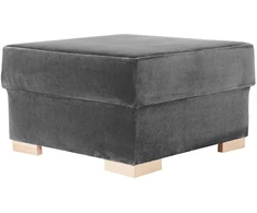 Customform Pufas, STABLE, 68x68x40 cm, Pilka Levanda
