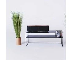 Customform RTV stalas, SENSO FLOWER METAL, 120x45 cm, Juodas