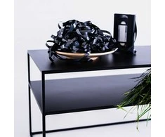 Customform RTV Staliukas, TENSIO 2 AUKŠTŲ METALAS, 100x45 cm, Juoda
