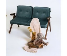 Customform Sofa-lova, ATLANTICA L, 185x251 cm, tamsiai mėlyna
