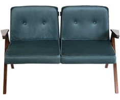 Customform Sofa-lova, ATLANTICA L, 185x251 cm, tamsiai mėlyna