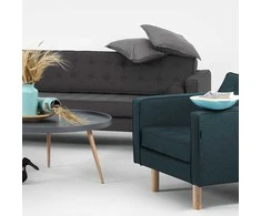 Customform Sofa-lova, TOPIC WOOD, 210x88 cm, Anglies spalva