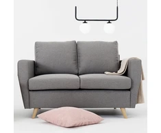 Customform Sofa, LOVER 2 vietų, 90x134x86 cm, Pilka