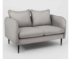 Customform Sofa, POSH Juodas 2 vietų, 89x145 cm, Pilka