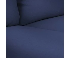 Customform Sofa, POSH Juodas 3 vietų, 89x205x90 cm, Juoda