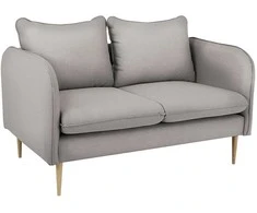 Customform Sofa, POSH WOOD 2 vietų, 89x145x90 cm, Pilka