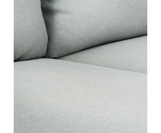 Customform Sofa, POSH WOOD 3 vietų, 89x205 cm, Platininė pilka