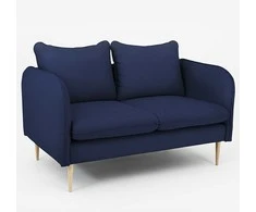 Customform Sofa, POSH WOOD dviem asmenim, 89x145x90 cm, Rašalinis