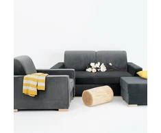Customform Sofa, Stabilus, 95x165 cm, Pilka