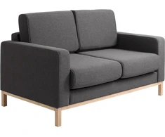 Customform Sofa, Topic, 88x220 cm, Juoda