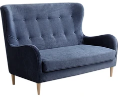 Customform Sofa, TOPIC WOOD, 88x162 cm, Deep Sea