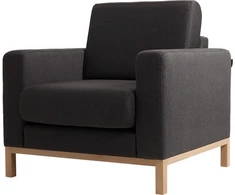 Customform Sofa, Willy, 97x230 cm, Tamsus Houndstooth