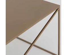 Customform Šoninis stalas, MEMO METAL, 50x50 cm, Juoda