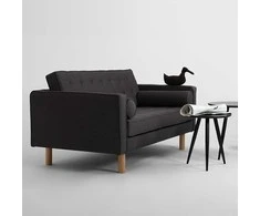 Customform Stalas, Obroos, 200x100 cm, Juodas
