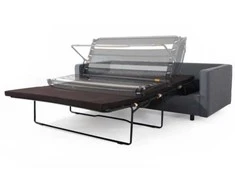 Customform Stalas, SHERWOOD, 200x100 cm, Juodas