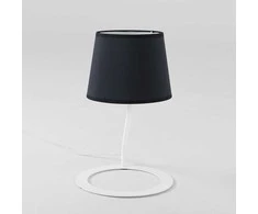Customform Stalinė lempa, SHADE LAMP, 35x35x40 cm, Balta/Juoda