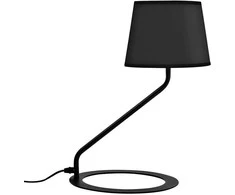 Customform Stalinė lempa, SHADE LAMP, 35x35x40 cm, Juoda/Balta