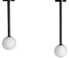 Customform Stalinė lempa, SHADE LAMP, 35x35x40 cm, Juoda