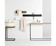 Customform Vonios Pakaba Laikiklis, Barel Bath 90, 90x25 cm, Auksinė