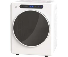 HOMCOM Džiovyklė, 6 programos, 40-60℃, 4kg talpa, kompaktiškas, lietimui jautrus valdymas, baltas