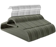 Songmics Drabužių kabyklų rinkinys, 45x23,5x0,6 cm, Šviesiai pilka