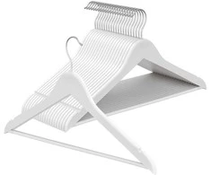 Songmics Mediniės drabužių pakabos 42,9x21 cm, 30 vnt.