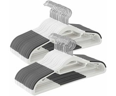 Songmics Plastikinių striukių pakabų rinkinys po 50 vnt