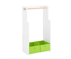 Drabužių stovas, SoBuy KMB109-W, 60x35x110 cm, baltas