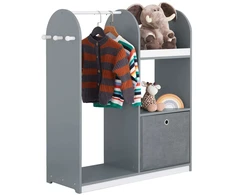 Drabužių stovas, SoBuy KMB40-HG, 97x35x108 cm, Pilka
