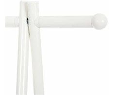 Songmics Metalinis drabužių stovas baltas