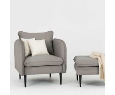 Fotelis Customform Kėdė, POSH Juodas, 89x80x90 cm, Juoda
