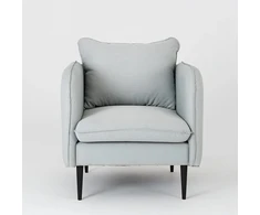 Fotelis Customform Kėdė, POSH Juodas, 89x80x90 cm, Platina Pilka
