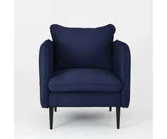 Fotelis Customform Kėdė, Prabangi Juoda, 89x80x90 cm, Rašalas