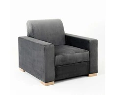 Fotelis Customform Kėdė, STABLE, 95x90x82 cm, Gelsvai Pilka