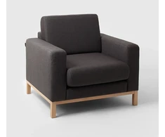 Fotelis Customform Sofa, Willy, 97x230 cm, Tamsus Houndstooth