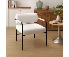 Fotelis Promotions Poilsio kėdė, 70x65x73 cm, balta