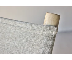 Fotelis Venture Design Lounge kėdė Millo 43x40x65 cm Pilka Nature poliesteris mango mediena