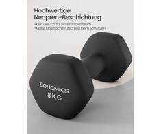 Songmics Hanteliai 8kg 2 vnt.