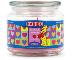 Haribo Kvapioji žvakė 9.5x10x10 cm raudona, stiklas