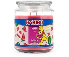 Haribo Kvapnioji žvakė 13x10x10 cm mėlyna/raudona/permatoma, parafino vaškas