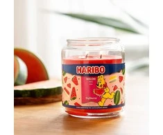 Haribo Kvapnioji žvakė 13x10x10 cm mėlyna/raudona/permatoma, parafino vaškas