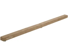 HOMCOM 210 cm gimnastikos balansavimo sija, skirta naudoti viduje ir lauke, sulankstoma, iki 120 kg, ruda