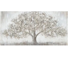 Home4you Aliejinių dažų piešinys 70x140 cm, didelis medis