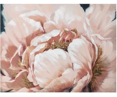 Home4you Aliejinė tapyba 75x100cm, rožinė gėlė