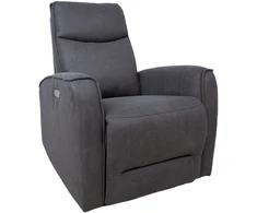 Home4You Fotelis BUSTER reglaineris pilkos spalvos
