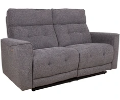 Home4You Sofa su reglaineriu BOSCO 2-vietų Elektrinė Pilka