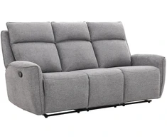 Home4You Sofa-reglaineris MAREN 3-vietų Pilka