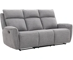 Home4You Trivietė sofa MAREN su rankiniu mechanizmu, pilka