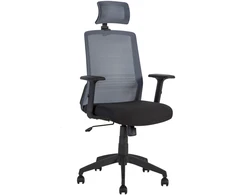 Home4you Biuro kėdė BRAVO 62x53x107-114,5 cm juoda, nugaros atrama: tinklinis audinys
