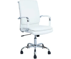 Home4you Biuro kėdė ULTRA Balta, H94-104 cm